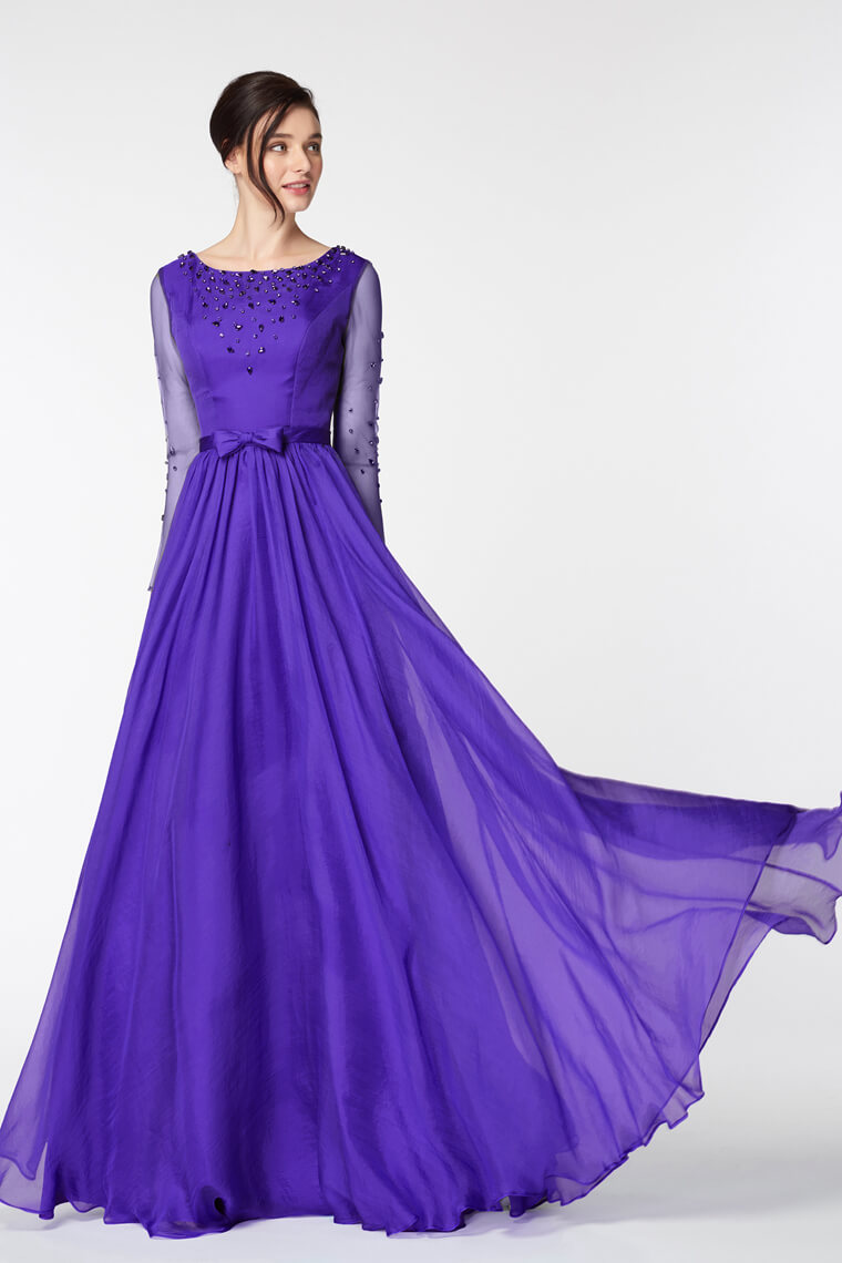 Royal Purple Bridesmaid Dress